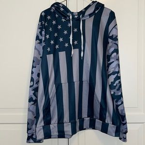 American Flag Camo Hoodie